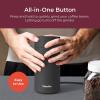 imageMuellerLiving Electric Coffee Grinder for Spice Nut Herbs and Coffee Beans Sharp Blade Stainless Steel  GrayBlack