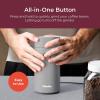 imageMuellerLiving Electric Coffee Grinder for Spice Nut Herbs and Coffee Beans Sharp Blade Stainless Steel  GrayGray