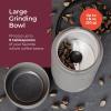 imageMuellerLiving Electric Coffee Grinder for Spice Nut Herbs and Coffee Beans Sharp Blade Stainless Steel  GrayGray