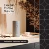 imageMuellerLiving Electric Coffee Grinder for Spice Nut Herbs and Coffee Beans Sharp Blade Stainless Steel  GrayGray