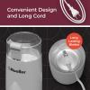 imageMuellerLiving Electric Coffee Grinder for Spice Nut Herbs and Coffee Beans Sharp Blade Stainless Steel  GrayGray