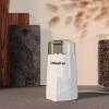 imageMuellerLiving Electric Coffee Grinder for Spice Nut Herbs and Coffee Beans Sharp Blade Stainless Steel  GrayWhite