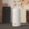 imageMuellerLiving Electric Coffee Grinder for Spice Nut Herbs and Coffee Beans Sharp Blade Stainless Steel  GrayWhite