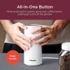 imageMuellerLiving Electric Coffee Grinder for Spice Nut Herbs and Coffee Beans Sharp Blade Stainless Steel  GrayWhite