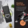 imageMuellerLiving Mandoline Slicer for Kitchen Stainless Steel Slice or Julienne Vegetable Chopper Fruit SlicerBlack